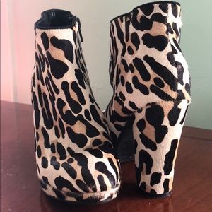 Aldo Shoes - Aldo leopard ankle boots! Aldo Shoes - Aldo leopard ankle boots!